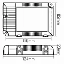 nobilé LED Betriebsgerät mit Konstantstrom EL-40 Uni 350-1050, 1-10V dimmbar