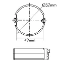 nobilé LED Betriebsgerät EL-8R-350, 220-240V AC, sek. CCV-Buchse 15-22V DC / 350mA Konstantstrom, 5-8W, On-Off