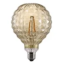 LED Leuchtmittel DECO G125 AVRA, E27, 2W, 2200K, 200lm, nicht dimmbar, bernstein