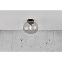 Ceiling luminaire ALTON, E27, IP20, brass, glass opal white