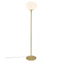 Nordlux Floor lamp ALTON, E27, IP20, brass, glass opal white