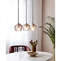 Nordlux Pendant luminaire ORBIFORM, 3 flames, E14, IP20, smoky