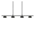 LED Pendelleuchte CLYDE Balken, 4-flammig, 4x 5W, 2700K, 4x 350lm, IP20, 3-Step MOODMAKER, schwarz
