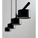 Nordlux LED Pendelleuchte CLYDE Balken, 4-flammig, 4x 5W, 2700K, 4x 350lm, IP20, 3-Step MOODMAKER, schwarz