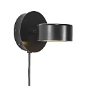 LED Wandleuchte CLYDE, 5W, 2700K, 350lm, IP20, 3-Step MOODMAKER, schwarz