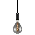Pendant luminaire NOTTI, E27, IP20, mocha