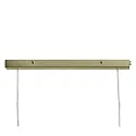 Nordlux Pendant luminaire CONTINA, 3 flames, G9, IP20, glass opal white, brass
