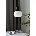 Nordlux Pendelleuchte NOTTI, E27, IP20, Glas opal weiß, Mokka