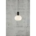 Nordlux Pendelleuchte NOTTI, E27, IP20, Glas opal weiß, Mokka