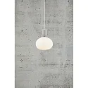 Nordlux Pendelleuchte NOTTI, E27, IP20, Glas opal weiß, grau
