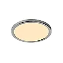 Nordlux LED Bad-Deckenleuchte OJA 29 SCENE SELECT, IP54, mit Nachtlicht, 14.5W 3000/4000K 1600lm 120°, weiß + Nickel