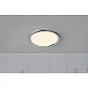 Nordlux LED Bad-Deckenleuchte OJA 29 SCENE SELECT, IP54, mit Nachtlicht, 14.5W 3000/4000K 1600lm 120°, weiß + Nickel