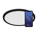 Nordlux LED Deckenleuchte OJA SMART 29, IP20, 15W 2700-6500K 1600lm 120°, dimmbar, App steuerbar, schwarz