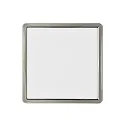 Nordlux LED Bad-Deckenleuchte OJA SQUARE 29 SCENE SELECT, IP20, mit Nachtlicht, 14.5W 3000/4000K 1600lm 120°, weiß + Nickel
