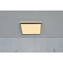 Nordlux LED Bad-Deckenleuchte OJA SQUARE 29 SCENE SELECT, IP20, mit Nachtlicht, 14.5W 3000/4000K 1600lm 120°, weiß + Nickel