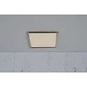 Nordlux LED Bad-Deckenleuchte OJA SQUARE 29 SCENE SELECT, IP20, mit Nachtlicht, 14.5W 3000/4000K 1600lm 120°, weiß + Nickel