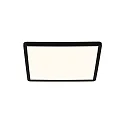 LED Bad-Deckenleuchte OJA SQUARE 29 SCENE SELECT, IP54, mit Nachtlicht, 14.5W 3000/4000K 1600lm 120°, schwarz