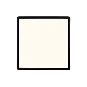LED Bad-Deckenleuchte OJA SQUARE 29 SCENE SELECT, IP54, mit Nachtlicht, 14.5W 3000/4000K 1600lm 120°, schwarz