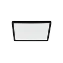 LED Bad-Deckenleuchte OJA SQUARE 29 SCENE SELECT, IP54, mit Nachtlicht, 14.5W 3000/4000K 1600lm 120°, schwarz