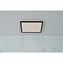 LED Bad-Deckenleuchte OJA SQUARE 29 SCENE SELECT, IP54, mit Nachtlicht, 14.5W 3000/4000K 1600lm 120°, schwarz