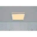 Nordlux LED Bad-Deckenleuchte OJA SQUARE 29 SCENE SELECT, IP54, mit Nachtlicht, 14.5W 3000/4000K 1600lm 120°, weiß + Chrom