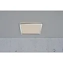 Nordlux LED Bad-Deckenleuchte OJA SQUARE 29 SCENE SELECT, IP54, mit Nachtlicht, 14.5W 3000/4000K 1600lm 120°, weiß + Chrom