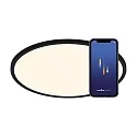 Nordlux LED Deckenleuchte OJA SMART 42, IP20, 20W 2700-6500K 2300lm 120°, dimmbar, App steuerbar, schwarz