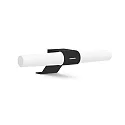 Nordlux LED Spiegelleuchte HELVA DOUBLE BASIC, IP44, 9W 3000K 900lm, CRi >90, schaltbar, Schwarz
