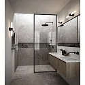 Nordlux LED Spiegelleuchte HELVA DOUBLE BASIC, IP44, 9W 3000K 900lm, CRi >90, schaltbar, Schwarz