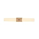 Nordlux LED Wandleuchte HELVA DOUBLE BASIC, 9W, 3000K, 900lm, IP44, Holzfolie