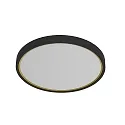 Nordlux LED Deckenleuchte / Badleuchte NOXY, IP44, 17W 3000/4000K + Nachtlicht (MOODMAKER) 1650lm, CRi >90, schwarz