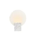 Nordlux wall luminaire HESTER IP44, marble, mat dimmable