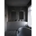 Nordlux LED Wall luminaire OTIS 40 LED Mirror luminaire, 13W, 3000K, 1300lm, IP44, 2-Step MOODMAKER, chrome
