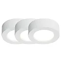 LED Under cabinet luminaire KITCHENIO, set of 3, 2W, 110°, 3000/4000K, 170lm, IP20, white
