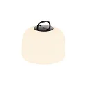 LED Mobile Leuchte KETTLE 22 Portable, IP65, 4.8W 2700K 300lm, 3-Stufen Dimmer, schwarz/weiß