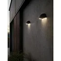 LED Außenwandleuchte ARCUS SMART, IP54, 9.5W 2700K 440lm, Bluetooth steuerbar, dimmbar, schwarz