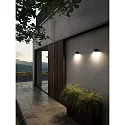 LED Außenwandleuchte ARCUS SMART, IP54, 9.5W 2700K 440lm, Bluetooth steuerbar, dimmbar, schwarz