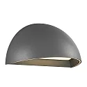 LED Außenwandleuchte ARCUS SMART, IP54, 9.5W 2700K 440lm, Bluetooth steuerbar, dimmbar, grau