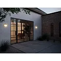 Nordlux LED Außenwandleuchte AVA SMART LIGHT, IP54, 9.5W 2700K 600lm 160°, Bluetooth steuerbar, dimmbar, schwarz / Abdeckung mat