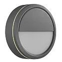 Nordlux LED Außenwandleuchte AVA SMART LIGHT, IP54, 9.5W 2700K 600lm 160°, Bluetooth steuerbar, dimmbar, grau / Abdeckung mat