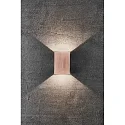 Nordlux LED Wall luminaire FOLD 10 LED Outdoor luminaire, 2x 3,5W, 3000K, up to 2x 250lm, IP54, copper