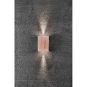 Nordlux LED Wall luminaire FOLD 10 LED Outdoor luminaire, 2x 3,5W, 3000K, up to 2x 250lm, IP54, copper