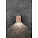 Nordlux LED Wall luminaire FOLD 10 LED Outdoor luminaire, 2x 3,5W, 3000K, up to 2x 250lm, IP54, copper