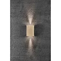 Nordlux LED Wall luminaire FOLD 10 LED Outdoor luminaire, 2x 3,5W, 3000K, up to 2x 250lm, IP54, brass