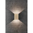 Nordlux LED Wall luminaire FOLD 10 LED Outdoor luminaire, 2x 3,5W, 3000K, up to 2x 250lm, IP54, brass