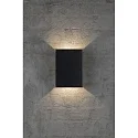Nordlux LED Wall luminaire FOLD 15 LED Outdoor luminaire, 2x 3,5W, 3000K, up to 2x 250lm, IP54, black