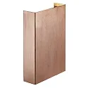 LED Wall luminaire FOLD 15 LED Outdoor luminaire, 2x 3,5W, 3000K, up to 2x 250lm, IP54, copper