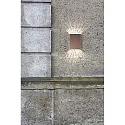 Nordlux LED Wall luminaire FOLD 15 LED Outdoor luminaire, 2x 3,5W, 3000K, up to 2x 250lm, IP54, copper