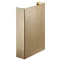 LED Wall luminaire FOLD 15 LED Outdoor luminaire, 2x 3,5W, 3000K, up to 2x 250lm, IP54, brass