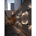 Nordlux LED Wandleuchte TURN LED Außenleuchte, 13W, 2700K, 970lm, IP54, schwarz